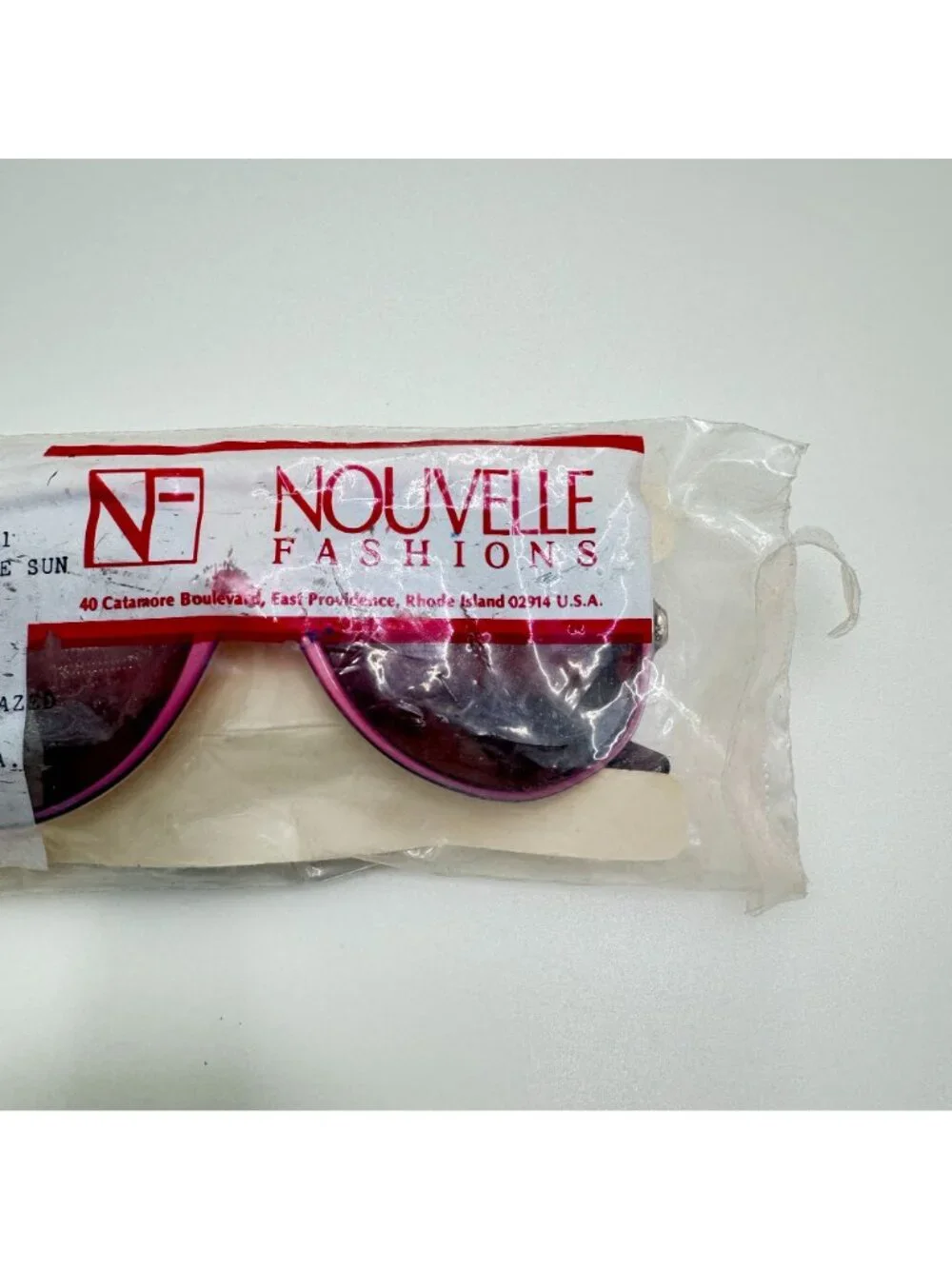 Nouvelle Fashions Sunglasses Lion In The Sun Style 841 Rose W/ Blue Color 41 M10